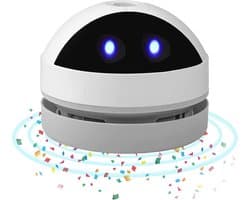 Mini Draagbare Tafelstofzuiger - USB Oplaadbaar en 360° Draaibaar
