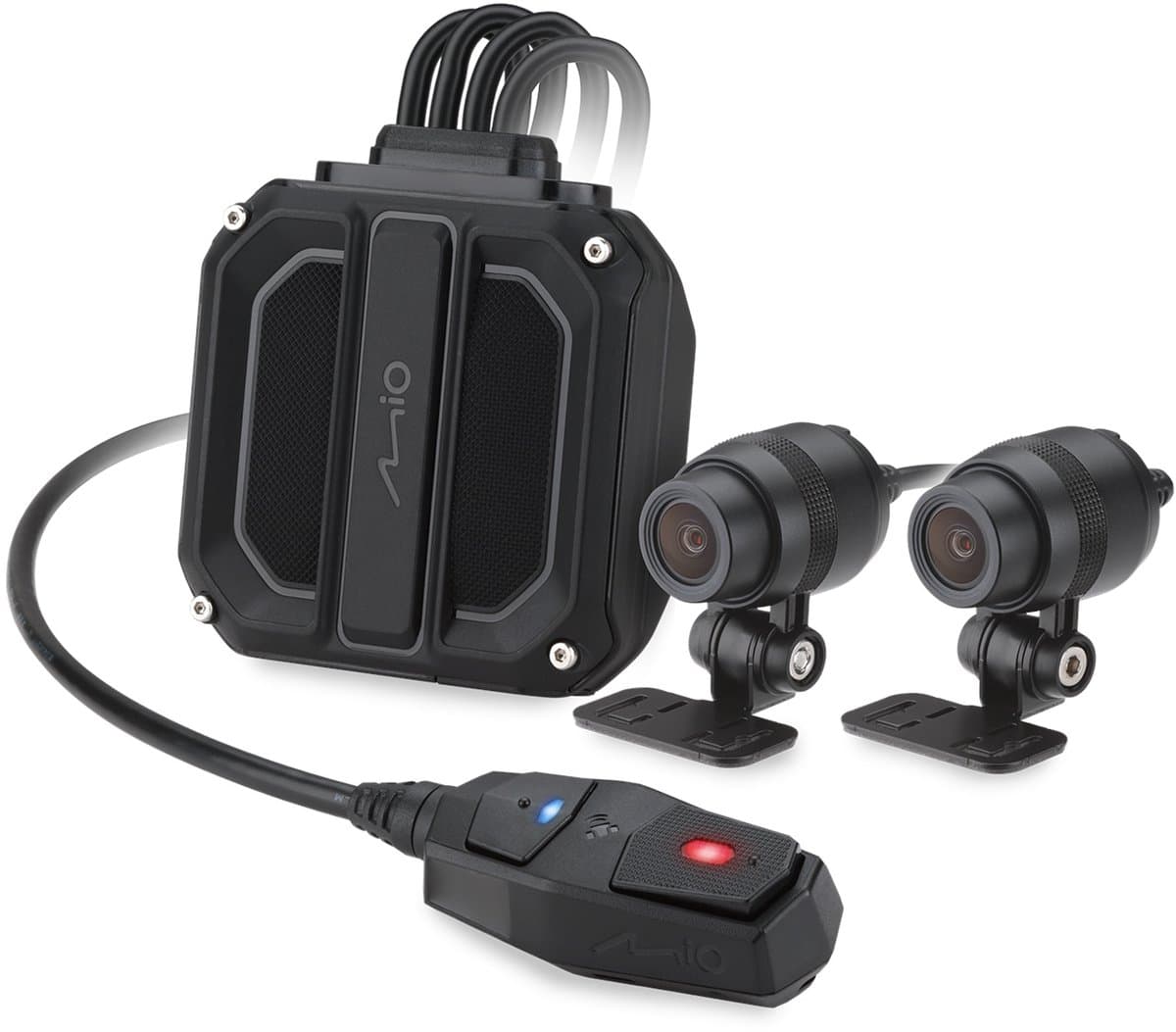 Mio MiVue M820WD Full-HD Dual dashcam voor Motor - Wi-Fi - GPS - Flitspalen - smart parkeermodus — afbeelding 1