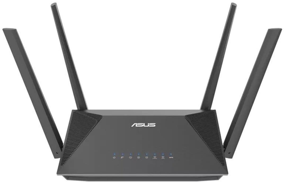ASUS RT-AX52 AX1800 AiMesh draadloze router Gigabit Ethernet dual-band (2.4 GHz / 5 GHz) zwart — afbeelding 1