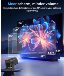 Mini beamer - Projector met Wifi - Bluetooth — thumbnail 3