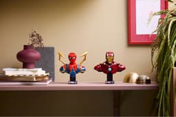 LEGO Marvel - Iron Spider-Man buste Constructiespeelgoed — thumbnail 5