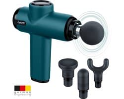 Beurer MG 99 Massage Gun - Massageapparaat - Triggerpoints - 5 Intensiteitsniveaus - 4 Opzetstukken - 5 Uur draadloos gebruik - Krachtig vermogen - 3 Jaar garantie
