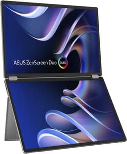 ASUS ZenScreen Duo OLED MQ149CD - Duo USB-C Monitors - 14 Inch - Zilver — thumbnail 1