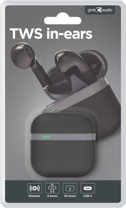 GMB-Audio TWS In-Ear Oordopjes Zwart-Spacegrijs — thumbnail 2