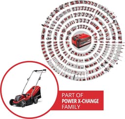 Accu Grasmaaier 18V met 33 cm Maaibreedte voor Tuinen tot 200 m² – Koolborstelloze Motor, 30L Zak, 5-standen Maaihoogte — thumbnail 2