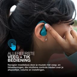 JLAB Jbuds Sport ANC 4 In-ear Draadloze sport-oordopjes Met Noise-cancelling Teal — thumbnail 5