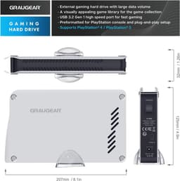 Externe Harde Schijf 8TB voor PS5 en PS4 - Geformatteerd voor Gaming Opslag — thumbnail 3