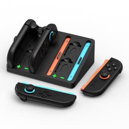 Oplaadstation voor Nintendo Switch 2 van MMOBIEL – Compacte Laadbasis voor 4 Joy-Con Controllers (2 Sets) met LED Laadstatus – Opslag voor 4 Spelkaarten – Accessoires Opbergmogelijkheid voor NS2 — thumbnail 1