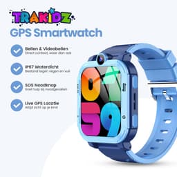 Trakidz Smartwatch kinderen - Jongen & meisje - Kinderhorloge - Gps - Horloge kids - blauw — thumbnail 2
