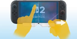 HORI Premium Screen Protective Filter voor Nintendo Switch 2 screenprotector — thumbnail 4