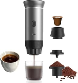 Draagbare Koffiemachine - Koffiezetapparaat Auto - Compact - — thumbnail 1