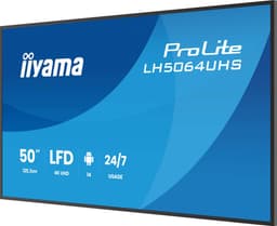 iiyama 50" 4K UHD krachtigste professionele beeldscherm voor digitale bewegwijzering met geavanceerde bedienings- en connectiviteitsopties — thumbnail 4