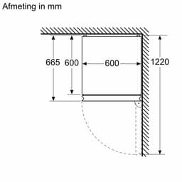 Bosch KGN392I1F - Serie 4 - Koel-vriescombinatie - RVS - 10% zuiniger dan energielabel A - Zeer stil - Total No Frost Nooit meer ontdooien - VitaFresh XXL 0°C: houd etenswaren langer vers met extra ruime vershoudlades — thumbnail 3
