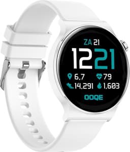 OOQE WATCH CS PRO - Smartwatch Heren en Dames | Geschikt voor iOS en Android | Full HD | Notificaties | Gezondheidsanalyse | Sportanalyse | GPS Koppeling | Bellen | Muziek/Audio Luisteren | Spelletjes | Ergonomisch | Nederlandstalig | Wit — thumbnail 3
