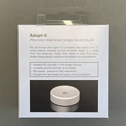 Pro-Ject Adapt it – Toerenadapter 7” – Spelen van Singles – Voor platenspeler – Acryl (per stuk – 1 stuk) — thumbnail 4