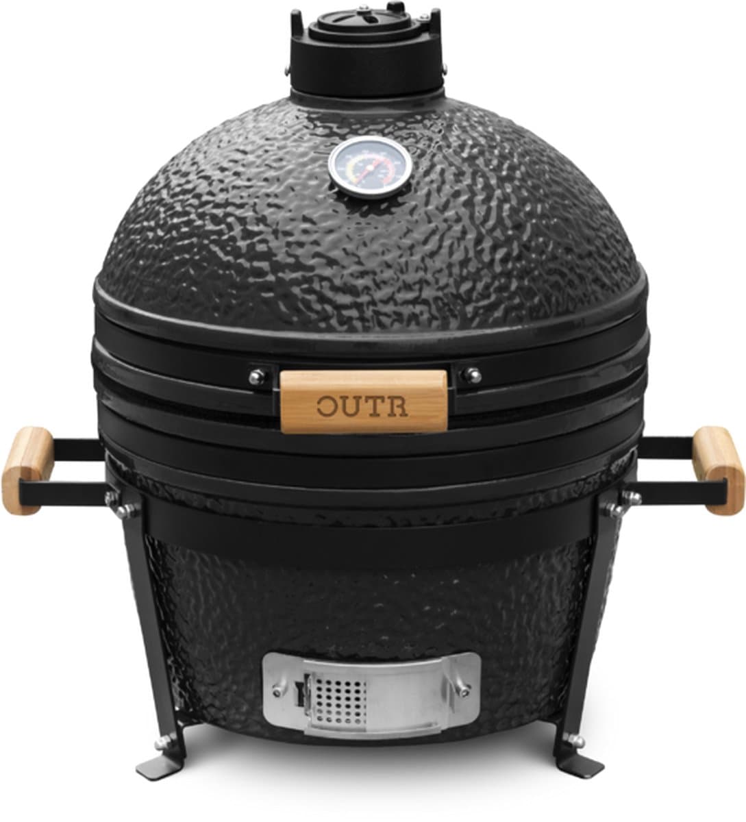Kamado BBQ van OUTR - Medium 40 - Zwart — afbeelding 1