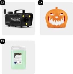 BeamZ Rookmachine Halloween - Pompoen met lichteffecten en 5 liter vloeistof - Voor Halloweenfeesten — thumbnail 2
