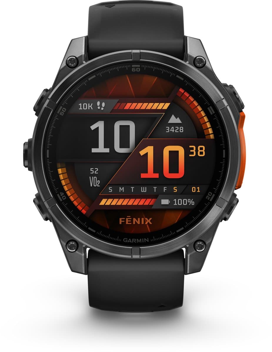 Garmin Fenix 8 - 47 Mm Smartwatch Zwart — afbeelding 1