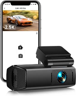 EUKI® Dashcam Voor Auto - Dashcam Auto - Dashcam Voor Auto Voor en Achter - Dashcam Auto Voor en Achter - Dashcam Voor Auto Met Wifi - Dashcam Wifi — thumbnail 1