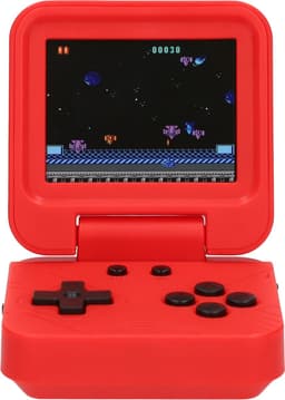 Silvergear Retro Game Console Opvouwbaar met 240 Spellen - Geen Internet Nodig - Spelcomputer voor Kinderen - Gaming Computer - Game Console Handheld - Vakantie Speelgoed - Cadeau voor Jongens en Meisjes - 6, 7, 8, 9, 10, 11, 12+ Jaar - Rood — thumbnail 5
