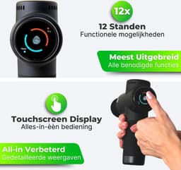 "Massagegun-spierherstel &deep tissue massage-draadloos masassge apparaat met opzetstukken — thumbnail 2
