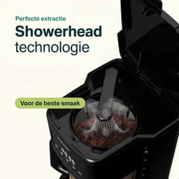 Koffiezetapparaat Filterkoffie 1.8L met Touch Display - 14 Koppen - Zwart - Vivid Green — thumbnail 4