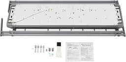 Elektrisch droogrek - Wasdroger plafond - Efficiënt wassen - Met ventilatoren - 130-215 cm - Blauw — thumbnail 2