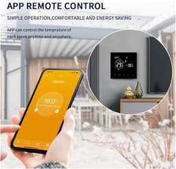 Slimme Thermostaathoes - Wifi Thermostaathoes - Verwarming Regelen - App Bediening - 3A/16A - Wit — thumbnail 5