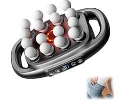 Massage Gun Set - Spierontspanning Tool - Herstel na Sport - 30 Intensiteitsniveaus - 16 Opzetstukken - Zwart