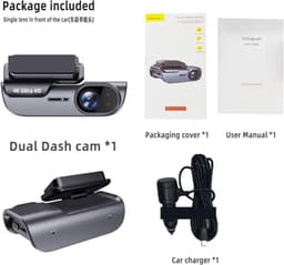 Auto Dashcam - 4K HD Camera - Veilige Rit - Schermloos Ontwerp - 140° Hoek - Zwart — thumbnail 2