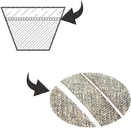 Grasmaaier Riem - Reserveonderdeel Gazon - Gazon Onderhoud - Hoge Sterkte Kerndraad - 1/2 x 146 Inch - Zwart — thumbnail 4