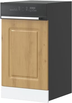 Vaatwasserpaneel - Frontplaat Keuken - Keuken Integratie - Robuust Houtmateriaal - 45 x 1.5 x 67 cm - Eiken Ambachtelijk — thumbnail 1