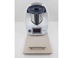 Glijplank Keukenmachine - Verplaatsingsplank Keukenrobot - Keukenmachine Verplaatsen - Beschermt Weegsysteem - 60 x 30 cm - Zwart