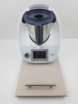 Glijplank Keukenmachine - Verplaatsingsplank Keukenrobot - Keukenmachine Verplaatsen - Beschermt Weegsysteem - 60 x 30 cm - Zwart — thumbnail 1