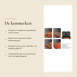 Dailygoods- BBQ Grill Mini Draagbare Japanse Stijl - Aluminiumlegering - Houtskoolfornuis - Snelle Verwarming - Grillrooster - Compact Ontwerp - Barbecue — thumbnail 2