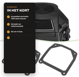 Dailygoods- Klepdekselpakking 4 Stuks - Geschikt voor Kohler 7000 Motoren - Vezelcomposiet - Eenvoudige Installatie - Duurzaam - Betrouwbare Prestaties - Motorpakking — thumbnail 2