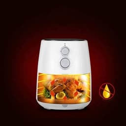Airfryer Oven - Kleine Frituurpan - Gezond Koken - 80% Minder Vet - 1300W Vermogen - Wit — thumbnail 3