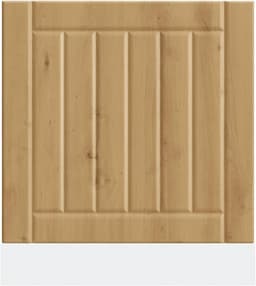Vaatwasserpaneel - Afwasmachinefront - Keuken Integratie - Robuust Houtmateriaal - 60 x 15 x 67 cm - Eikenhout — thumbnail 4