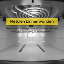 AIMASON 80D10W XXL Airfryer - 9L Heteluchtfriteuse met Kijkvenster – 2350W - 360° Heteluchtcirculatie – 40-200°C - Smart LED touchscreen - 9 Slimme Voorgeprogrammeerde Instellingen — thumbnail 5