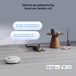 Xiaomi Robot Vacuum S40C – Robotstofzuiger met Dweilfunctie – 5000Pa Zuigkracht – Slimme LDS Lasernavigatie – App-bediening – Automatisch Opladen – Geschikt voor Harde Vloeren & Laagpolig Tapijt — thumbnail 2