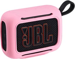 Beschermhoes geschikt voor JBL Go 5 Bluetooth Speaker - Meerdere Kleuren - Schokbestendig - Krasbestendig - Siliconen - Hoesje - Case - Bescherming - Roze — thumbnail 1
