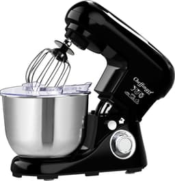 Cheffinger Keukenmixer - Zwart - 6.5L Mengkom - Keukenrobot - 3 Accessoires - Keukenmachine - 1600W — thumbnail 1