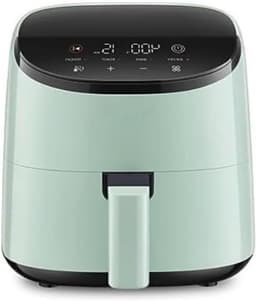 Slimme Heteluchtfriteuse - Mini Oven - Gezond Koken - 4-in-1 Functionaliteit - 300 Gram - Groen — thumbnail 1