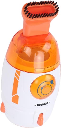 Mini Stofzuiger - Desktop Reiniger - Bureau Schoonmaken - Hoge Zuigkracht - 55 ml Capaciteit - Oranje — thumbnail 4