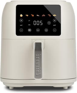 Heteluchtfriteuse - Airfryer XXL - Gezond Koken - Digitaal display - 8 Liter - Matgrijs — thumbnail 1