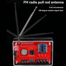 Elektronische FM-radio-set - Solderen praktijkkit - DIY Radio Kit - Radio - Stereo Radio Kit - FM-radioset - met Behuizing -Lasprojecten voor Leren en Onderwijzen — thumbnail 4