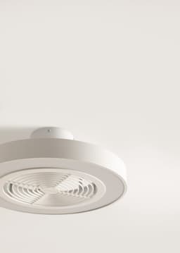 CREATE - Stille plafondventilator 40W Ø50 cm met verborgen bladen en LED-verlichting - S - Met licht - Afstandsbediening - WIND CLEAR EASY — thumbnail 5