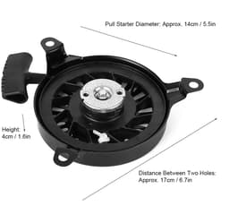Dailygoods- Pull Starter Vervanging - Trekstarter - Geschikt voor Kohler XT149/XT173/XT650 - Metaal - Diameter 14 cm - Gewicht 468 g — thumbnail 3