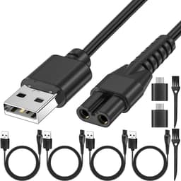 Dailygoods - USB-oplaadkabel voor MANSCAPED-grasmaaier - 4 stuks — thumbnail 1