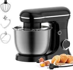 Jurrys Keukenmachine - Keukenmixer - Foodprocessor - Krachtig - Multifunctioneel - Inclusief accessoires - Zwart - Maat 32x29x24cm — thumbnail 1